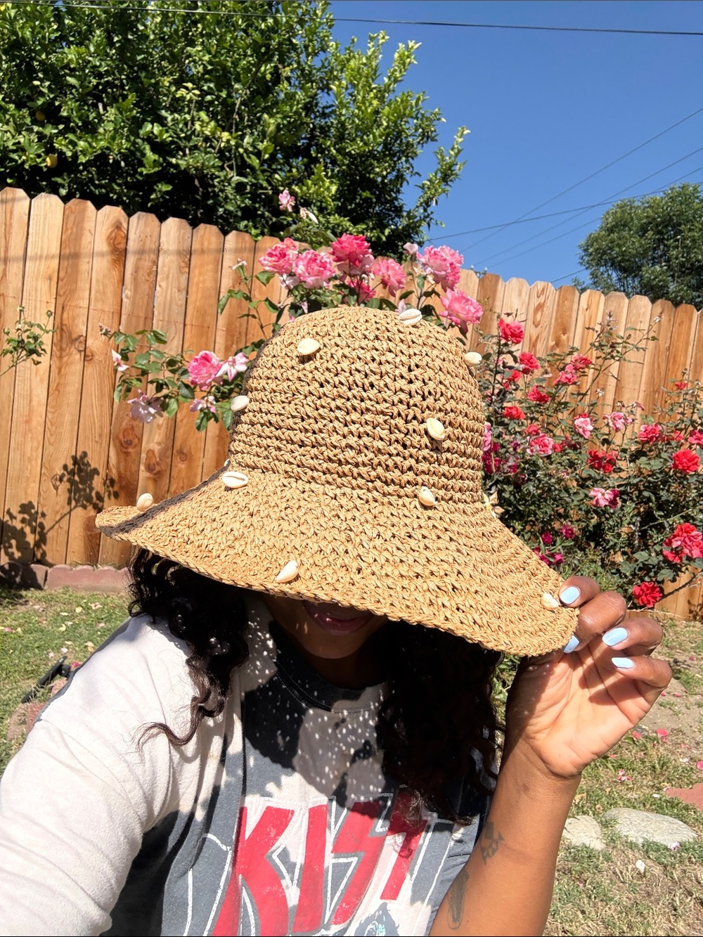 Elliot Sea Shell Straw Bucket Hat - Picture 10 of 12